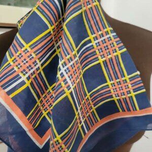 Vintage 70's 100% Cotton Scarf